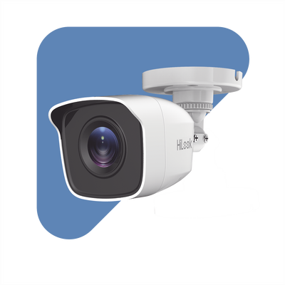 HILOOK BY HIKVISION - Bala TURBOHD 5 Megapíxel / Lente 2.8 mm (85° de Visión) / Exterior IP66 / IR EXIR 20 mts / TVI-AHD-CVI-CVBS/ Metal