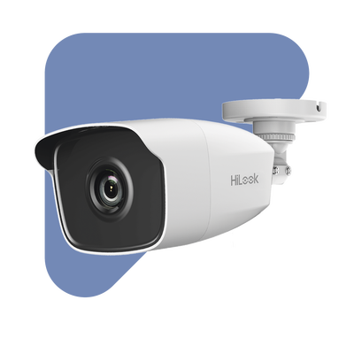 HILOOK BY HIKVISION - Bala TURBOHD 2 Megapíxeles (1080p) / Gran Angular 103º / Lente 2.8 mm / METAL / IR EXIR Inteligente 40 mts / Exterior IP66 / TVI-AHD-CVI-CVBS / dWDR