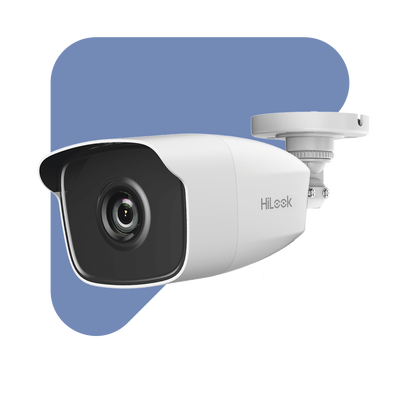 HILOOK BY HIKVISION - Bala TURBOHD 2 Megapíxeles (1080p) / Gran Angular 103º / Lente 2.8 mm / METAL / IR EXIR Inteligente 40 mts / Exterior IP66 / TVI-AHD-CVI-CVBS / dWDR
