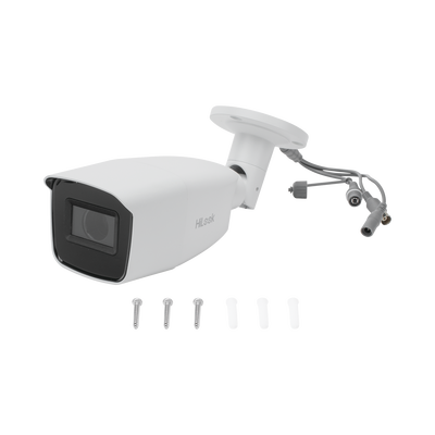 HILOOK BY HIKVISION - Bala TURBOHD 2 Megapíxel (1080p) / Lente Var. 2.8 a 12 mm / CLIMAS EXTREMOS / IR EXIR Inteligente 40 mts / Exterior IP66 / TVI-AHD-CVI-CVBS / dWDR