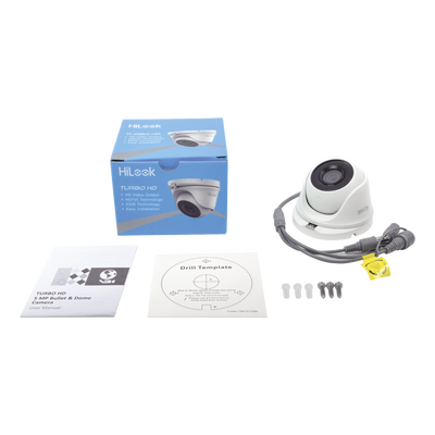 HILOOK BY HIKVISION - Turret TURBOHD 1 Megapixel (720p) / Lente 2.8 mm / 20 mts IR EXIR / 4 Tecnologías (TVI / AHD / CVI / CVBS) / IP66