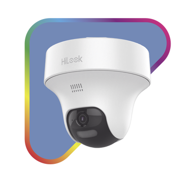 HILOOK BY HIKVISION - [Audio Bidireccional + Dual Light + ColorVu] Turret PT TURBOHD 2 Megapixel (1080p) / Lente 3.6 mm / 25 mts IR EXIR + 20 mts Luz Blanca / Micrófono y Bocina Integrado / dWDR