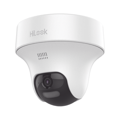 HILOOK BY HIKVISION - [Audio Bidireccional + Dual Light + ColorVu] Turret PT TURBOHD 2 Megapixel (1080p) / Lente 3.6 mm / 25 mts IR EXIR + 20 mts Luz Blanca / Micrófono y Bocina Integrado / dWDR
