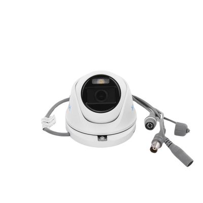 HILOOK BY HIKVISION - [ColorVu] Turret TURBOHD 1080p / Imagen a color 24/7 / Lente 2.8 mm / Micrófono Integrado / Luz Blanca 20 mts / IP66 / Metálica