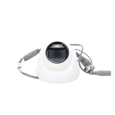 HILOOK BY HIKVISION - Turret TURBOHD 1080p / Imagen a Color 24/7 / Lente 2.8 mm / ColorVu Lite / Luz Blanca 20 mts / Uso en Interior / Policarbonato