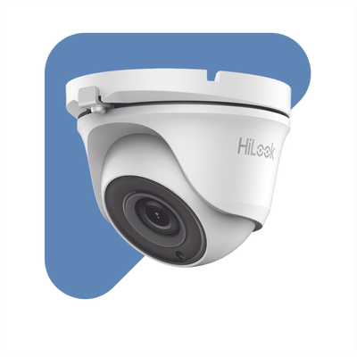 HILOOK BY HIKVISION - Turret TURBOHD 5 Megapíxel / 85° de Visión / Lente 2.8 mm / Exterior IP66 / IR EXIR 20 mts / TVI-AHD-CVI-CVBS / Metal