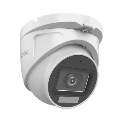 HILOOK BY HIKVISION - [Dual Light + ColorVu] Turret TURBOHD 3K megapixel / 30 mts IR + 20 mts luz blanca/ Lente 2.8 (105° de Visión) / Exterior IP66 / Audio por Coaxitron / TVI-AHD-CVI-CVBS / Metal  / Smart-Hybrid light