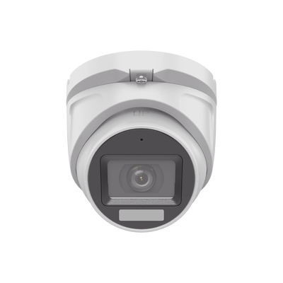 HILOOK BY HIKVISION - [Dual Light + ColorVu] Turret TURBOHD 3K megapixel / 30 mts IR + 20 mts luz blanca/ Lente 2.8 (105° de Visión) / Exterior IP66 / Audio por Coaxitron / TVI-AHD-CVI-CVBS / Metal  / Smart-Hybrid light