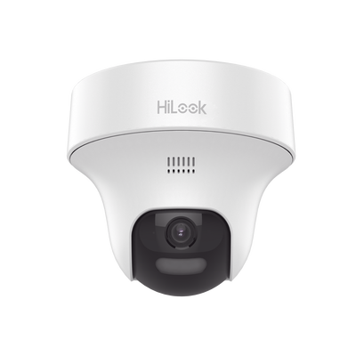 HILOOK BY HIKVISION - [Audio Bidireccional + Dual Light + ColorVu] PT TURBOHD 3K (5 Megapíxel) / Lente 3.6 mm / 25 mts IR EXIR + 20 mts Luz Blanca / Micrófono y Bocina Integrado  / dWDR / Uso Interior / Plástico