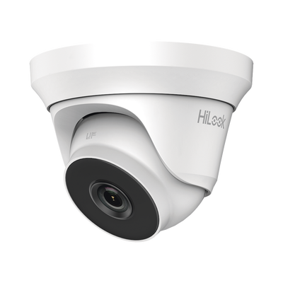 HILOOK BY HIKVISION - Turret TURBOHD 2 Megapixel (1080p) / Gran Angular 103 / Lente 2.8 mm / Audio por Coaxitron / 40 mts IR EXIR / Exterior IP66 / 4 Tecnologías / dWDR / Metal