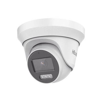 HILOOK BY HIKVISION - [Audio Bidireccional + Dual Light + ColorVu] Turret TURBOHD 3K / 5 Megapixel / Lente 2.8 mm / 40 mts IR EXIR + 40 mts Luz Blanca / Micrófono y Bocina Integrado / Exterior IP67 / dWD