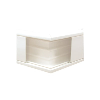 THORSMAN - Esquinero exterior color blanco de PVC auto extinguible, para canaleta TEK100 (5576-10100)
