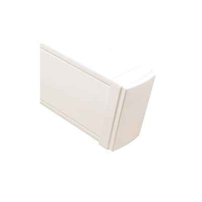THORSMAN - Tapa final en color blanco de PVC auto extinguible,  para canaleta TEK100 (5591-02001)