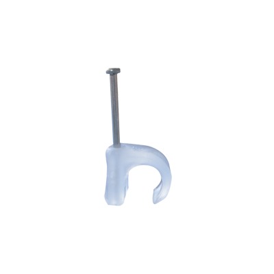 THORSMAN - Grapa para cable redondo de 3mm color transparente (100pzs) (3101-00100)