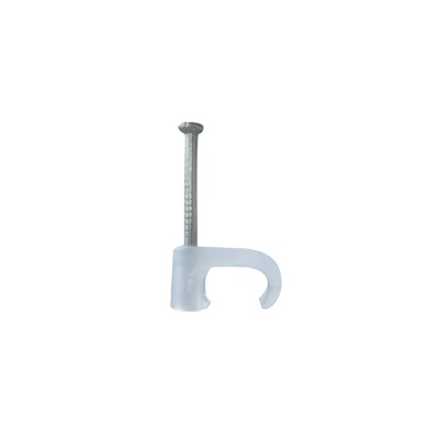 THORSMAN - Grapa para cable plano de 5mm color transparente (100pzs) (3209-00100)