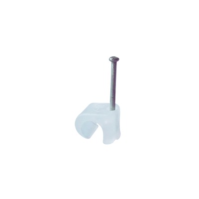 THORSMAN - Grapa para cable redondo de 7mm color transparente (100pzs) (3103-00100)