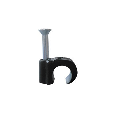 THORSMAN - Grapa reforzada para cable redondo de 7mm color negro (100pzs) (3103-00300)