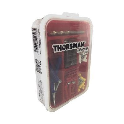 THORSMAN - Kit para Sistemas de Fijación en Concreto, Taquetes con doble expansión y guía incluida para fácil instalación (104 piezas)