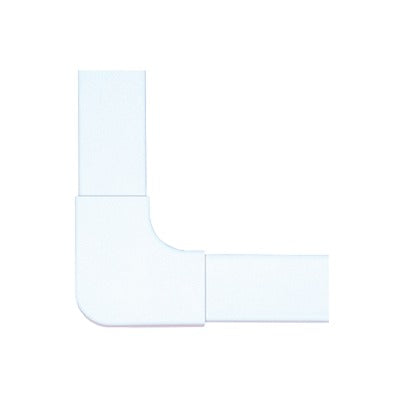 THORSMAN - Sección en "L" color blanco de PVC auto extinguible,  para canaleta PT48 (6130-01002)