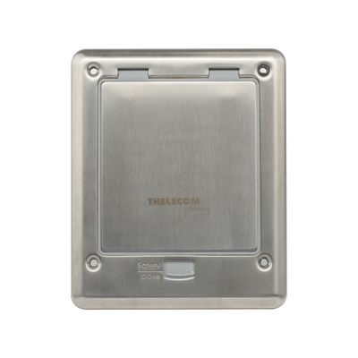 THORSMAN - Caja de Piso con Contacto Eléctrico (Duplex), Resistente al Agua, IP66 (Con Tapa Cerrada) (11000-53201)