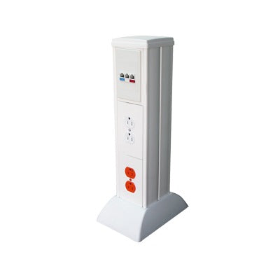 THORSMAN - Mini Columna para Concentrar, Distribuir y Ordenar Cables de Energía Eléctrica o Puertos de Datos de Telecomunicaciones (10000-01000)