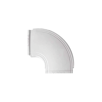 THORSMAN - Curva horizontal color blanco para canaleta THR40