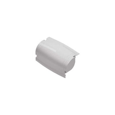 THORSMAN - Mini curva vertical externa color blanco para canaleta THR40