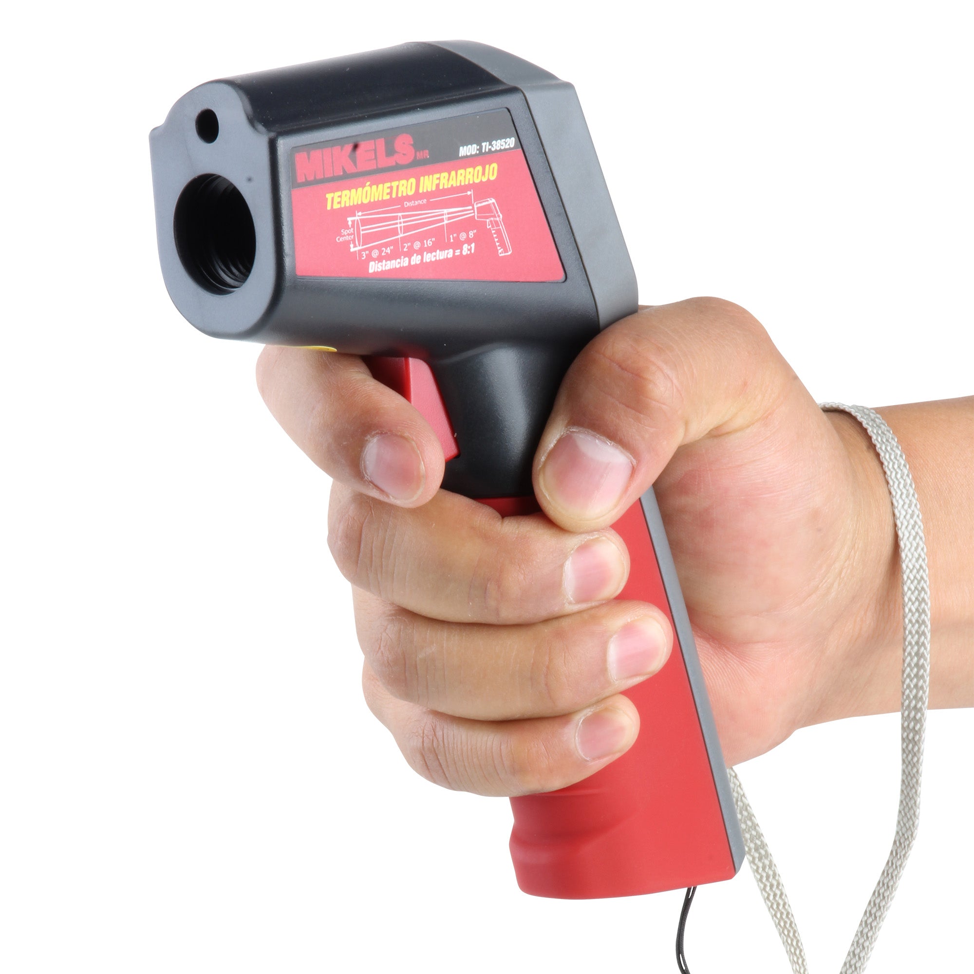 Termómetro infrarrojo (-38ºC a 520ºC)