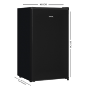 TCL - Frigobar TCL 3.2ft3 control manual de temperatura y deshielo manual