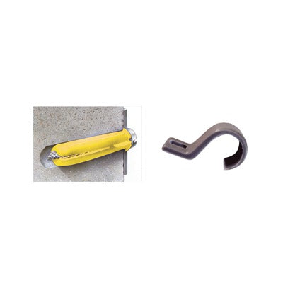 THORSMAN - Kit de 20 grapas, 20 taquetes y 20 tornillos para sujetar conductores redondos o tubo en muro (2102-07240)