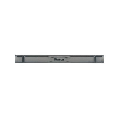 PANDUIT - Tapa Ciega Estándar de 19in, Compatible con Racks con Rieles de Orificio Cuadrado, Instalación sin Herramienta, Plano, 1 UR, Color Negro