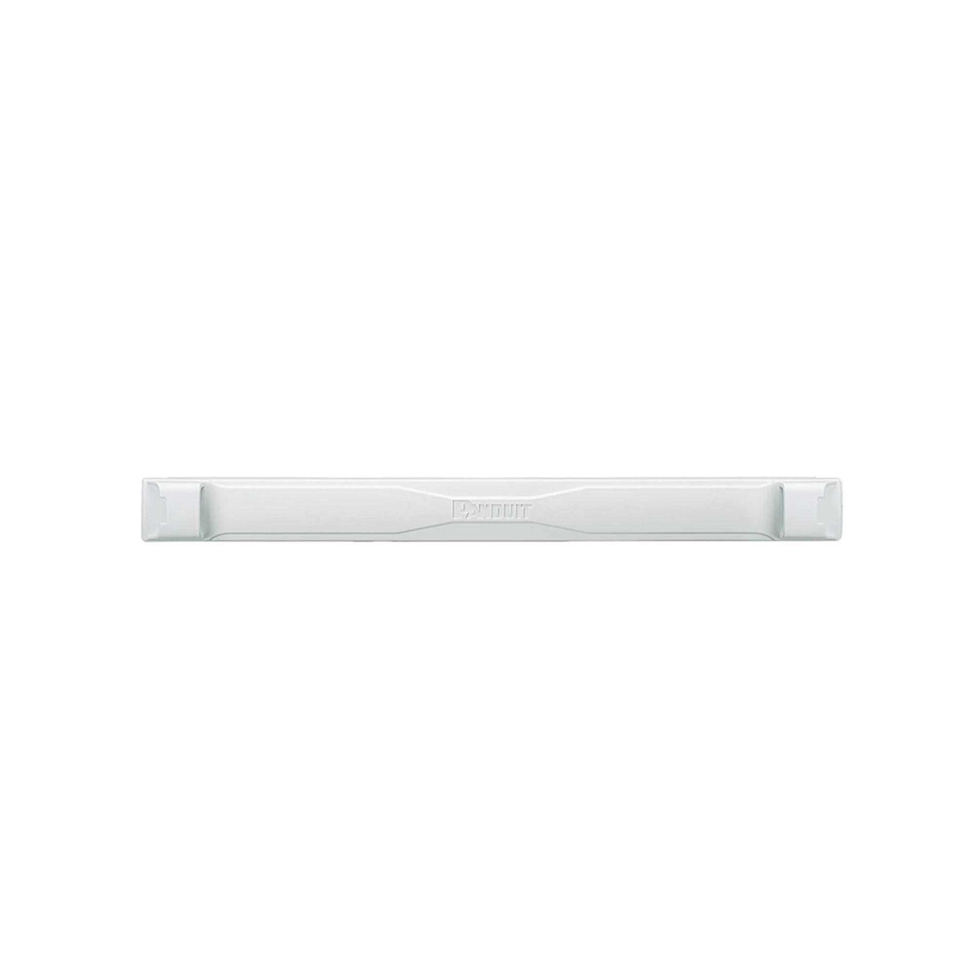 PANDUIT - Tapa Ciega Estándar de 19in, Compatible con Racks con Rieles de Orificio Roscado, Instalación sin Herramienta, Plano, 1 UR, Color Blanco