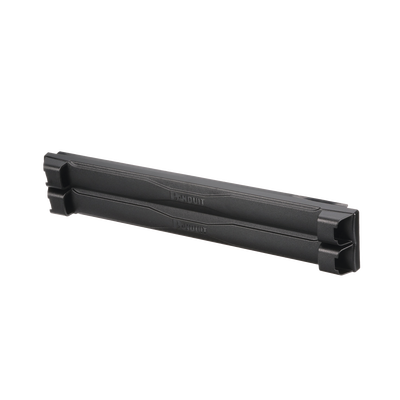PANDUIT - Tapa Ciega Estándar de 19in, Compatible con Racks con Rieles de Orificio Cuadrado, Instalación sin Herramienta, Plano, 2 UR, Color Negro