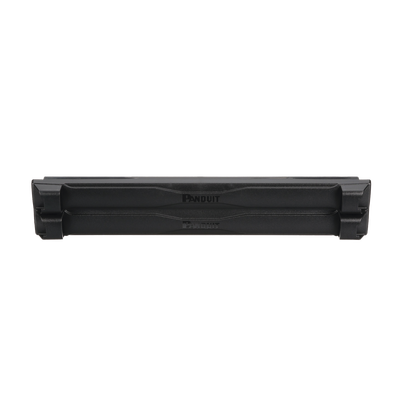 PANDUIT - Tapa Ciega Estándar de 19in, Compatible con Racks con Rieles de Orificio Cuadrado, Instalación sin Herramienta, Plano, 2 UR, Color Negro