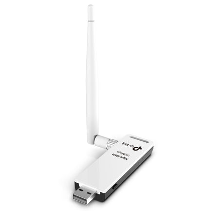 TP-LINK - Adaptador Wi-Fi USB TP-Link TL-WN722N N150 150Mbps 2.4GHz Antena Desmontable 4dBi