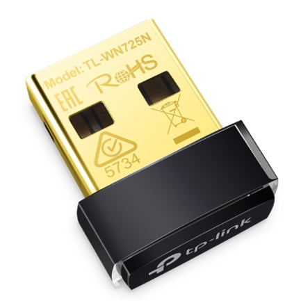 TP-LINK - Adaptador Wi-Fi USB TP-Link TL-WN725N Nano N150 150Mbps 2.4GHz USB 2.0