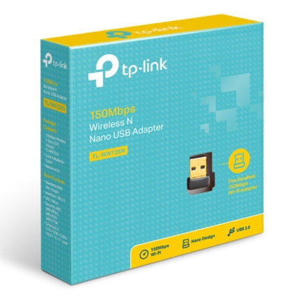 TP-LINK - Adaptador Wi-Fi USB TP-Link TL-WN725N Nano N150 150Mbps 2.4GHz USB 2.0