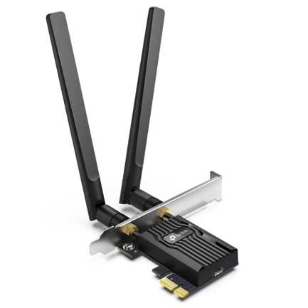 TP-LINK - Adaptador TP-Link Dual Band Wi-Fi6 Bluetooth PCI Express con High Gain External Antennas