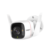 TP-LINK - Cámara de seguridad Wi-Fi Tapo de Tp-link para exteriores 2K QHD (2560x1440) 2.4 GHz 2T2R 2 × External