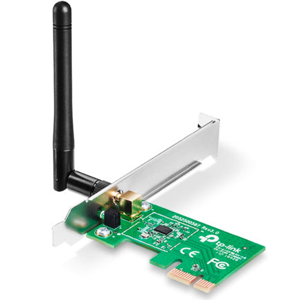 TP-LINK - Tarjeta de Red Wi-Fi PCIe TP-Link TL-WN781ND N150 150Mbps 2.4GHz Antena Desmontable