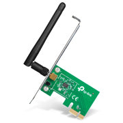 TP-LINK - Tarjeta de Red Wi-Fi PCIe TP-Link TL-WN781ND N150 150Mbps 2.4GHz Antena Desmontable