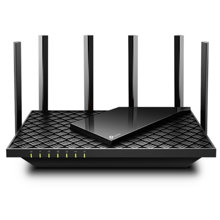 TP-LINK - Router TP-LinkDual-Band Wi-Fi 6 574 Mbps at 2 4 GHz 4804 Mbps at 5 GHz 6× Antennas
