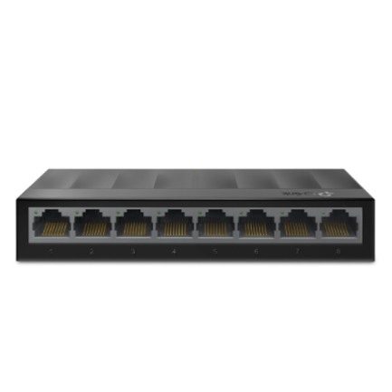 TP-LINK - Switch para escritorio Tp-link de 8 Puertos RJ45 10/100/1000Mbps con auto-negociación con carcasa de plástico
