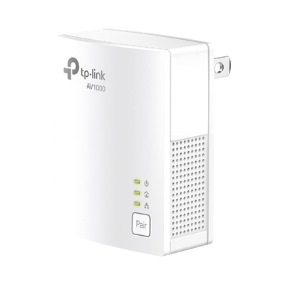 TP-LINK - Kit Adaptador Powerline Gigabit Ethernet/ Tecnologia HomePlug AV2 / Puertos 1000Mbps / Plug and Play / hasta 300 M dentro de casa / 1 Puerto 10/100/1000 Mbps / Tamaño ultra compacto