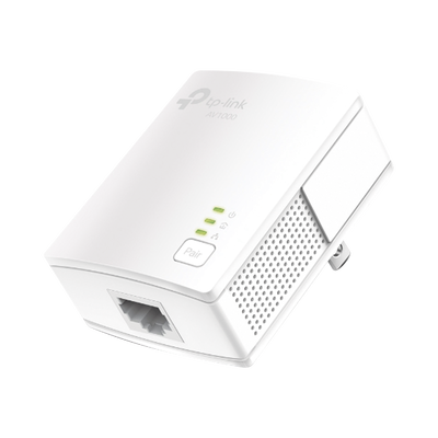 TP-LINK - Kit Adaptador Powerline Gigabit Ethernet/ Tecnologia HomePlug AV2 / Puertos 1000Mbps / Plug and Play / hasta 300 M dentro de casa / 1 Puerto 10/100/1000 Mbps / Tamaño ultra compacto