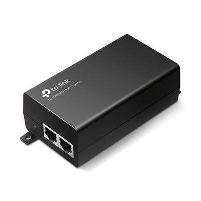 TP-LINK - Inyector PoE+ (30W) / Gigabit 802.3 af/at / 2 puertos 10/100/1000 Mbps / Plug and Play / Fuente alimientación Integrada