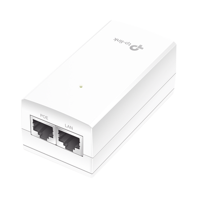 TP-LINK - Inyector PoE Pasivo de 24V / 2 puerto 10/100/1000 Mbps / Plug and Play / Montaje en Pared