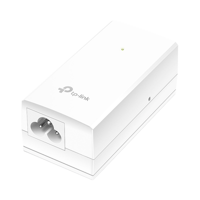 TP-LINK - Inyector PoE Pasivo de 48V (18 Watts) / 2 puerto 10/100/1000 Mbps / Plug and Play / Montaje en Pared
