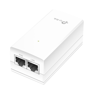TP-LINK - Inyector PoE Pasivo de 48V (18 Watts) / 2 puerto 10/100/1000 Mbps / Plug and Play / Montaje en Pared
