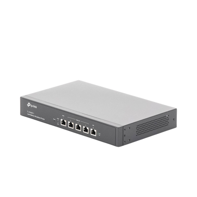 TP-LINK - Router Balanceador de Carga Multi-Wan, 1 puerto LAN 10/100 Mbps, 1 puerto WAN 10/100 Mbps, 3 puertos Auto configurables LAN/WAN, Sesiones Concurrentes 30,000 para Negocios Pequeños y Medianos